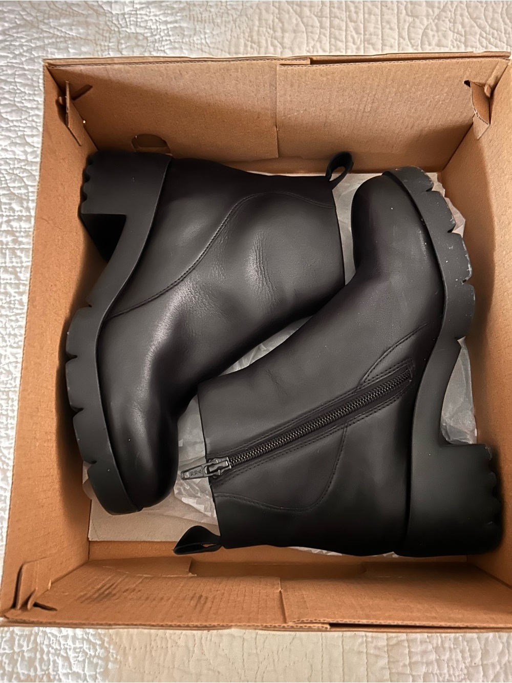 Camper Black Heeled Side-Zip Women's Boots